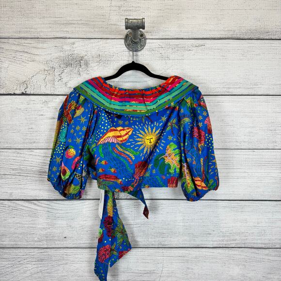 FARM Rio Colorful Patterned Blouse - Picture 11 of 12